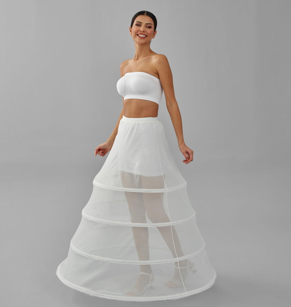 Hoop Skirt, Tulle Underskirt, Wedding Dress Underskirt, White Petticoat Skirt
