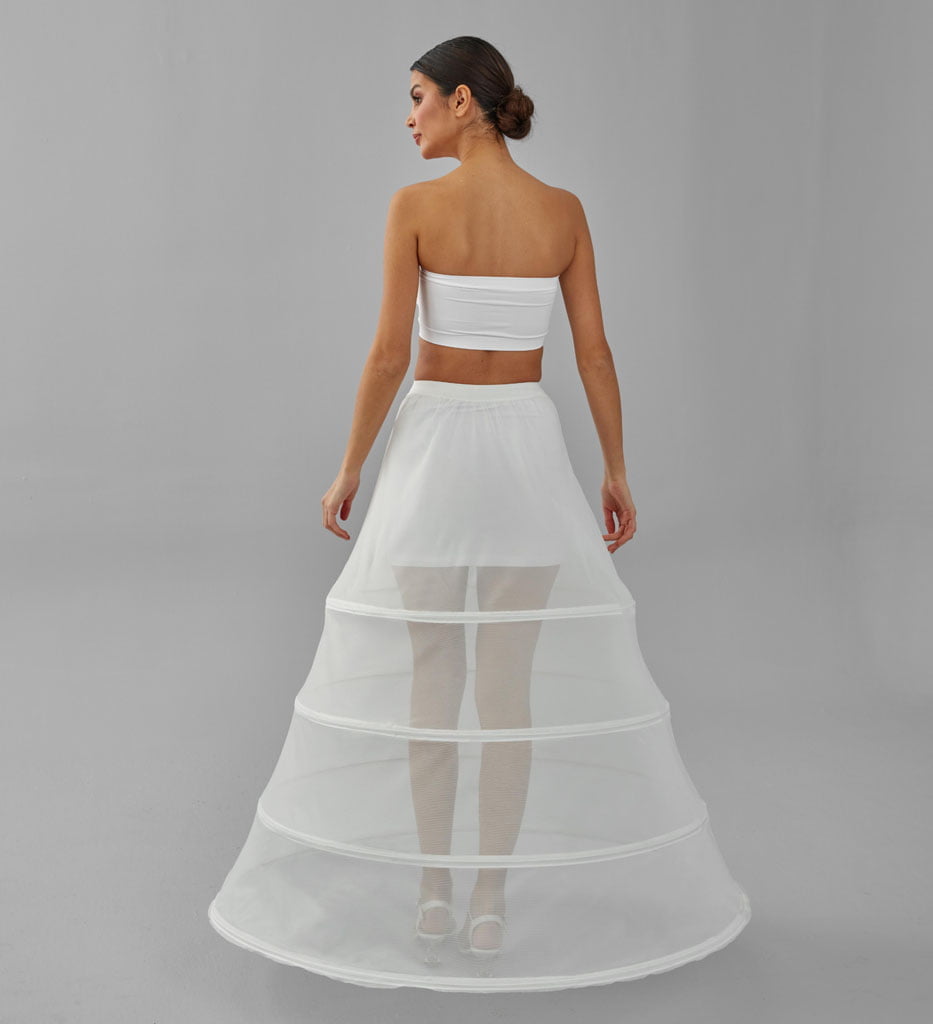 Hoop Skirt, Tulle Underskirt, Wedding Dress Underskirt, White Petticoat Skirt