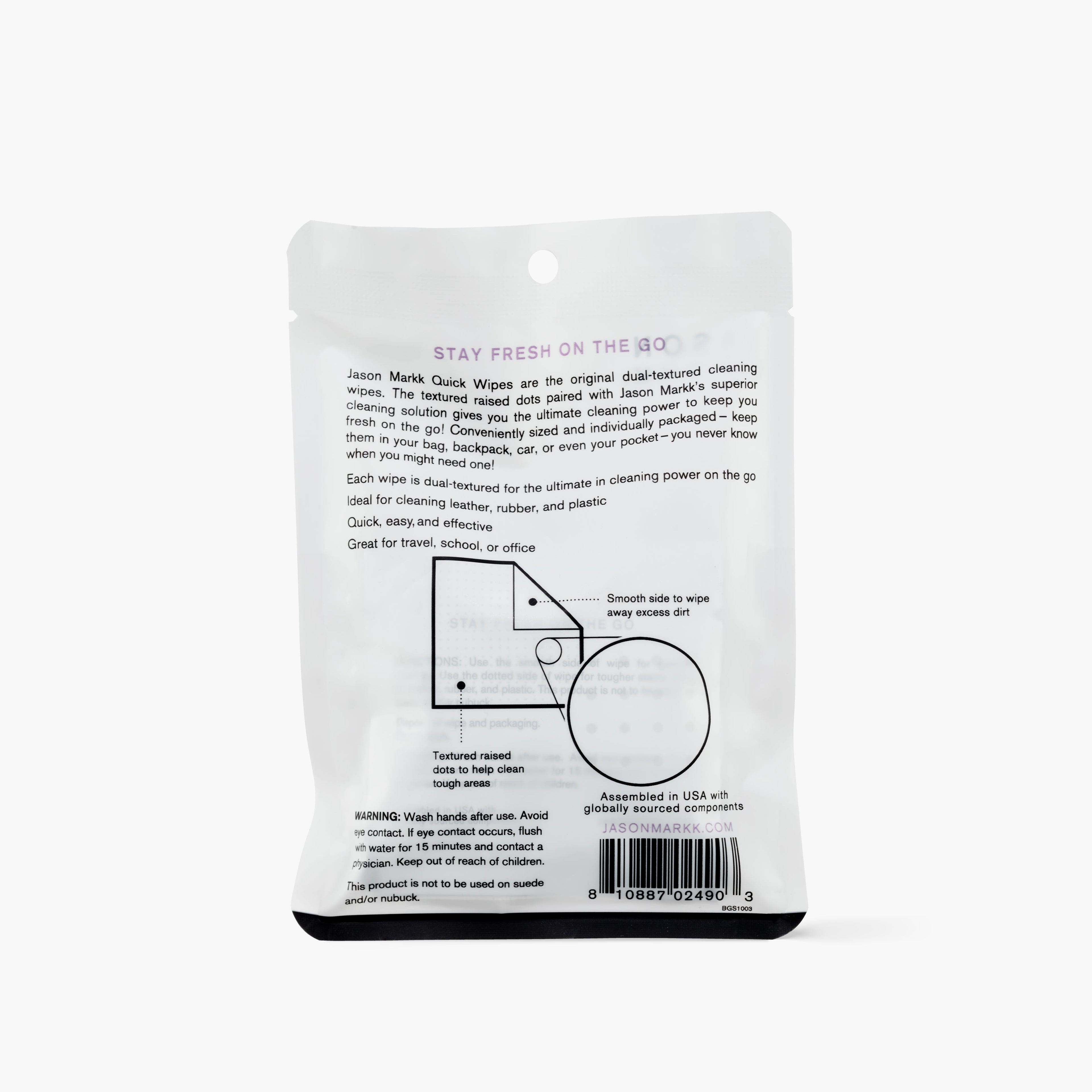 Quick Shoe Cleaning Wipes