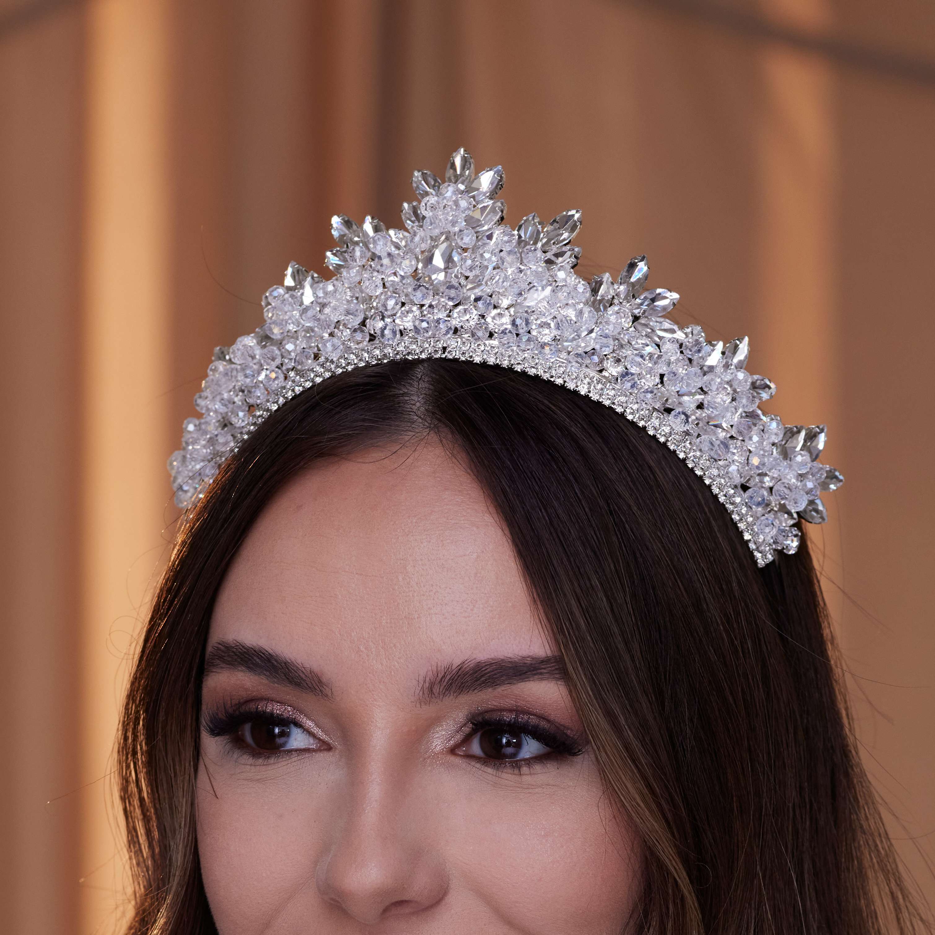 Sparkling Crystal Wedding Tiara