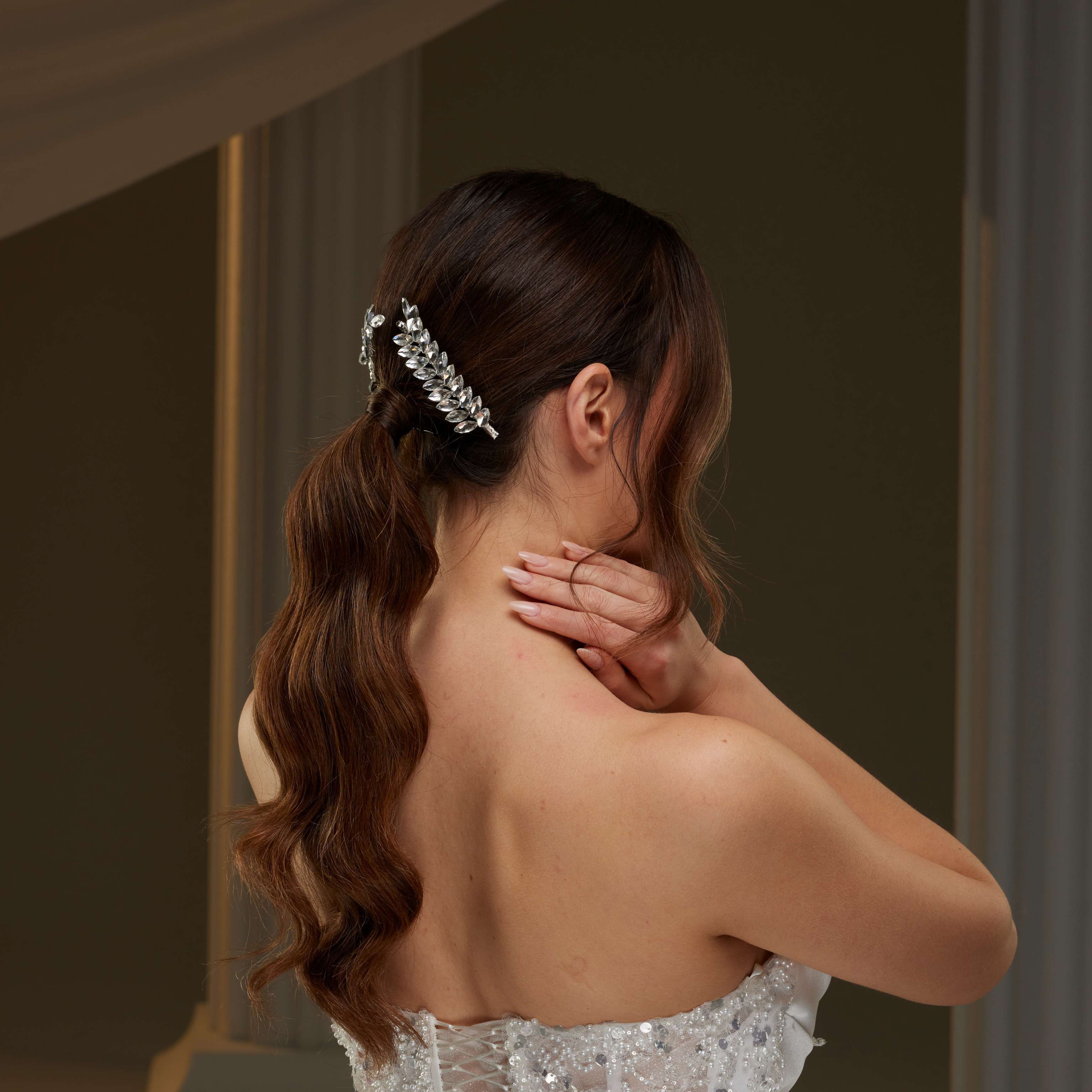 Elegant Rhinestone Hair Comb