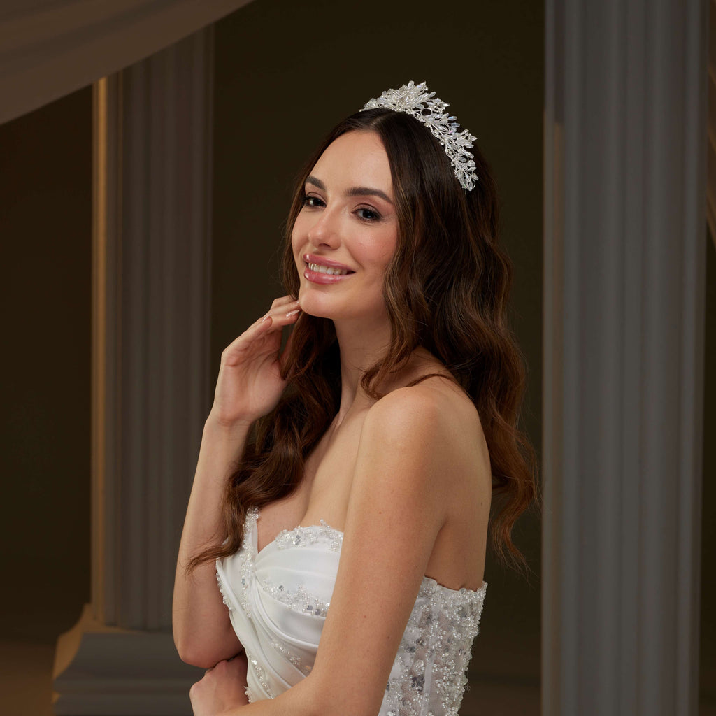 Elegant Crystal Wedding Tiara