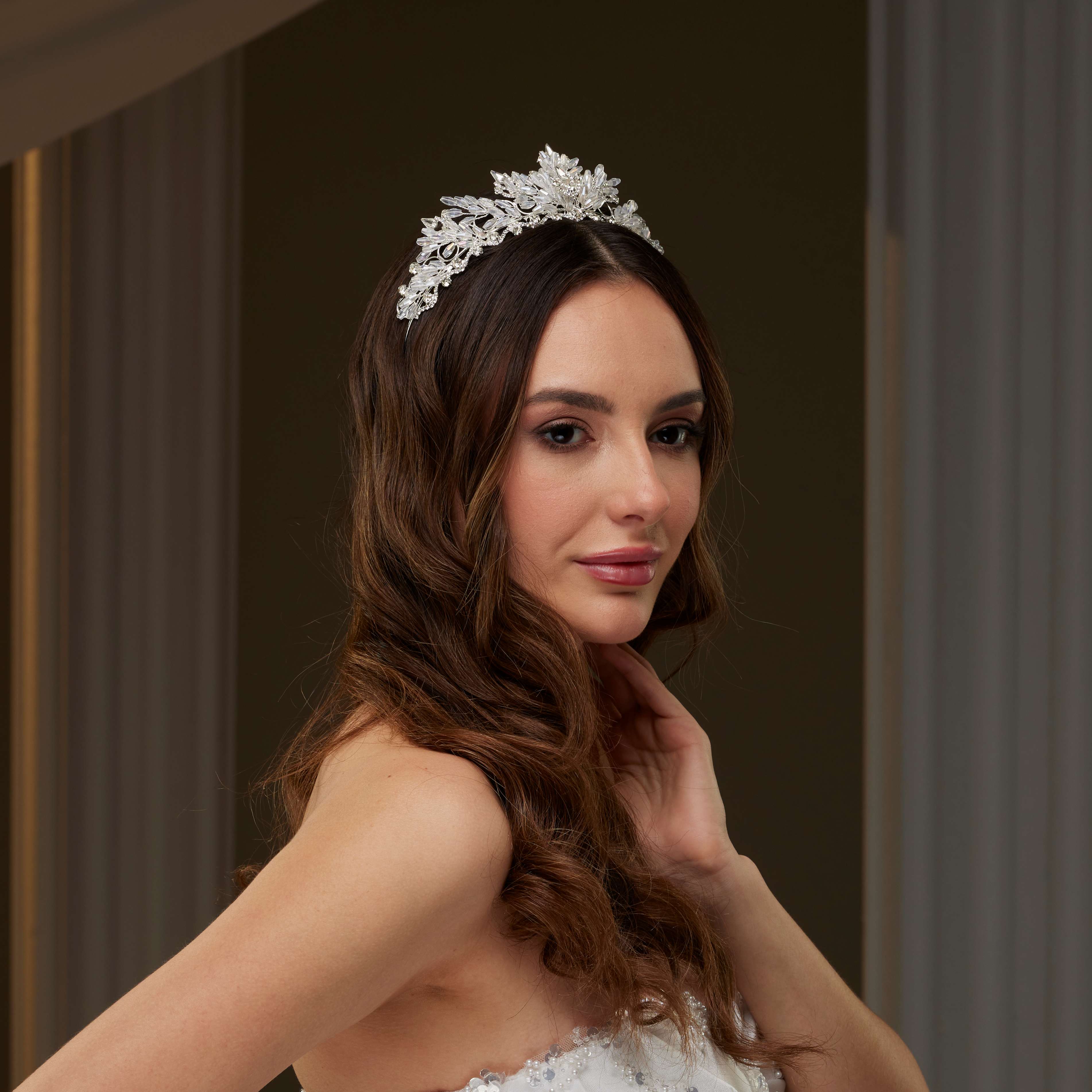 Elegant Crystal Wedding Tiara