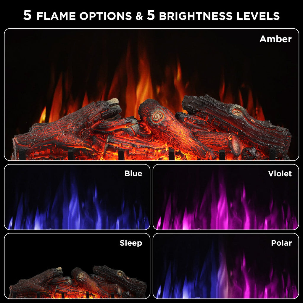 (Open Box) Eternal Flame EF30-PB Electric Fireplace Logs