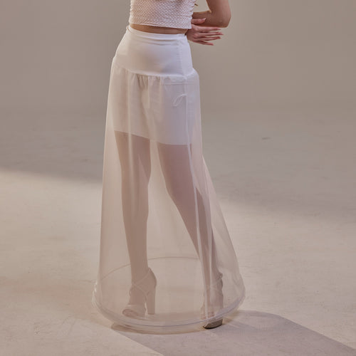 A-Line Wedding Dress Petticoat , One Hoop Underskirt with Waist Corsage