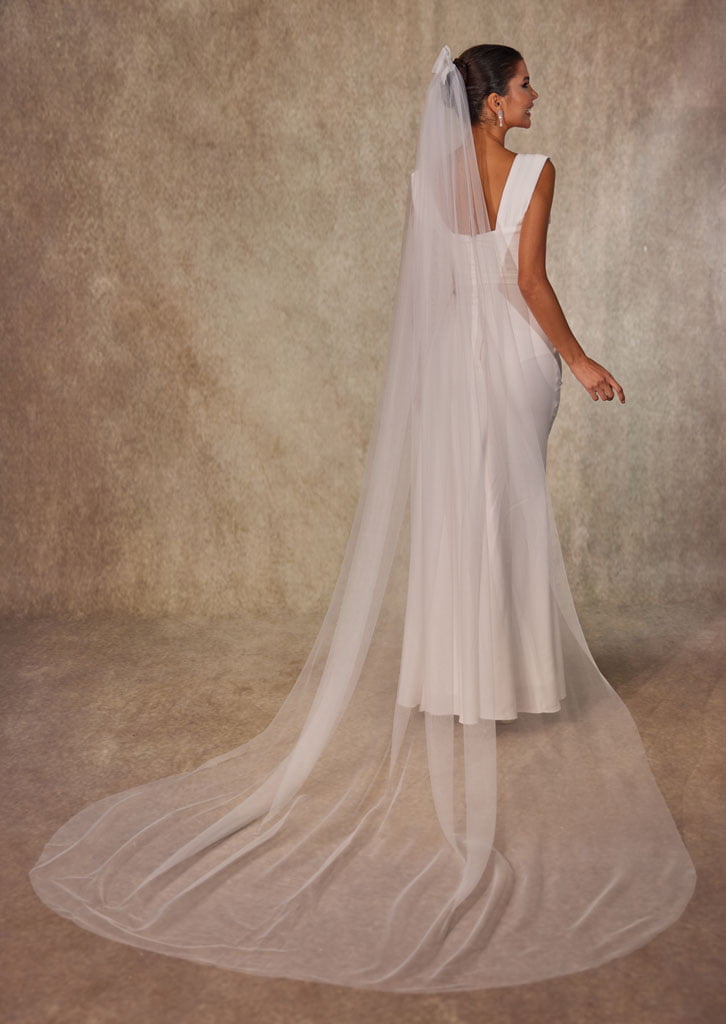 Elegant Bow Wedding Veil