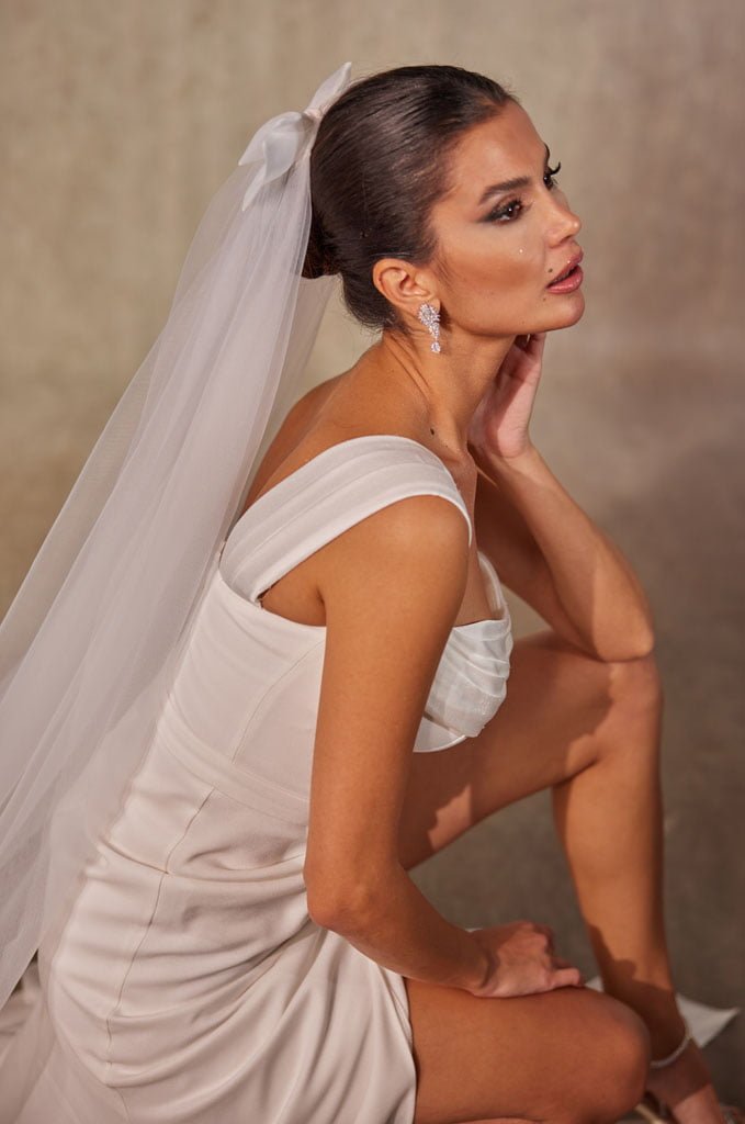 Elegant Bow Wedding Veil