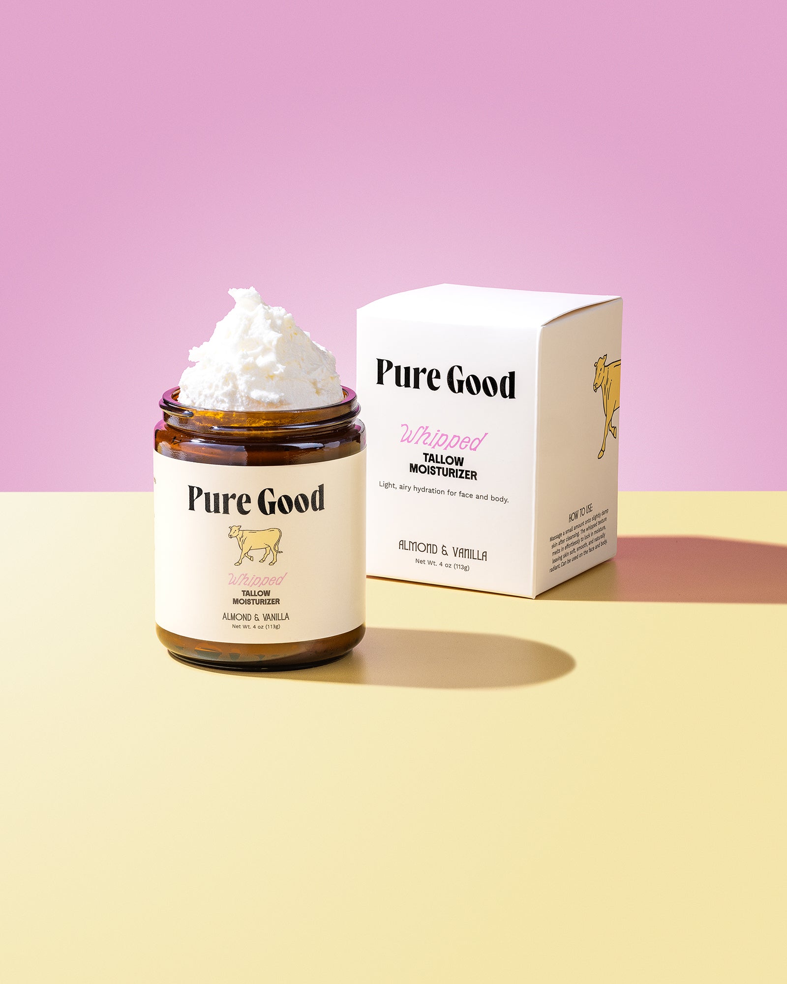 Almond + Vanilla Whipped Tallow