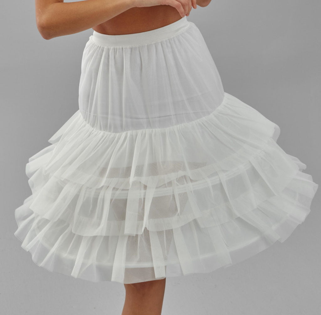 Hoop Skirt, Wedding Dress Underskirt, Black and White Petticoat Skirt