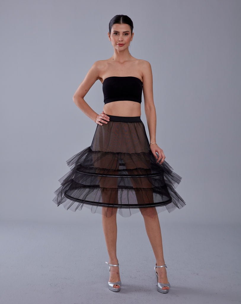 Black Petticoat Skirt