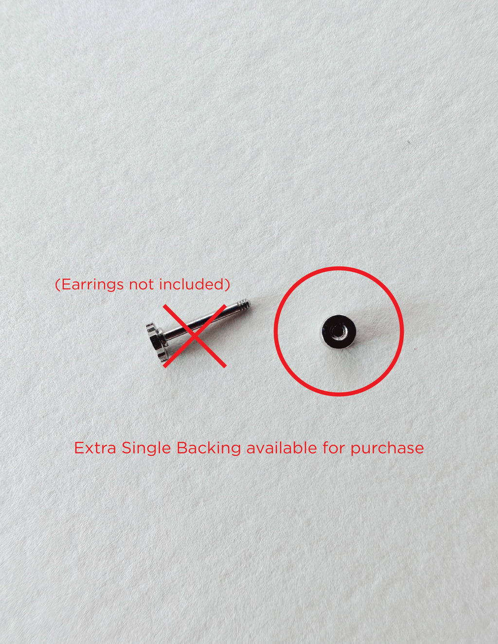 Flat Back- Teeniest Tiniest Wish Upon A Star Earring Studs