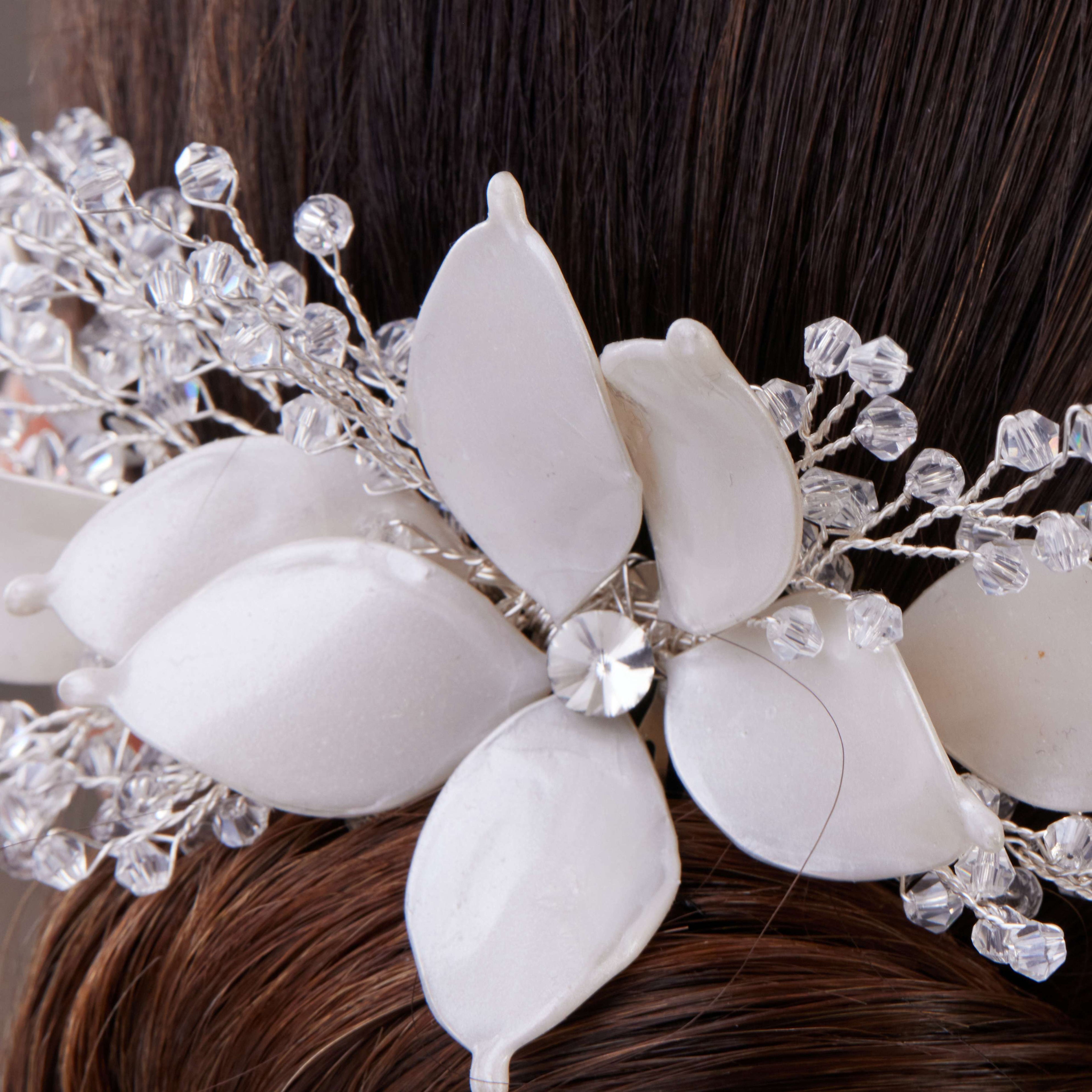 Flower Bridal Hair Comb