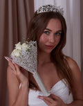 Elegant Bouquet Holder,Silver Bouquet Holder
