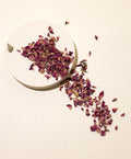 red rose petals